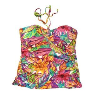 Ralph Lauren Floral Tankini Top Size 10